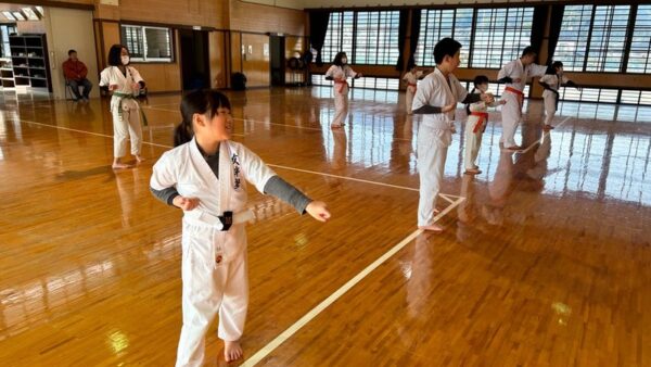 日本空手道 友絆塾 2024年冬季昇段昇級審査会