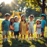 子供達の笑顔