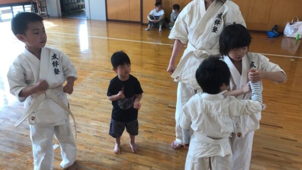 沢山の子供達が体験