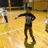 型稽古は少年部に人気
