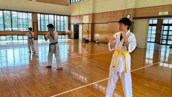 空手の頑張りが私生活でも生きるように