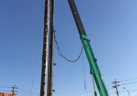 杭抜きの現場