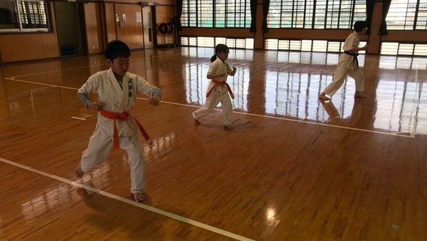 たまにはこうして型稽古